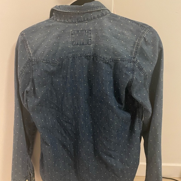 H&M  Polka Dot Jean Long Sleeve - Picture 3 of 3